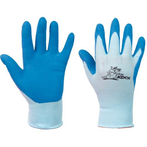 CHUNKY kesztyű nylon, latex tenyér kék 4