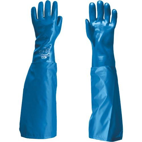 UNIVERSAL kesztyű karvédővel 65cm kék10