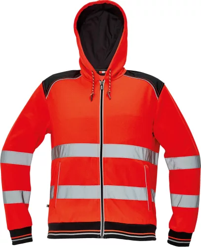 KNOXFIELD HI-VIS kapucnis kardigán