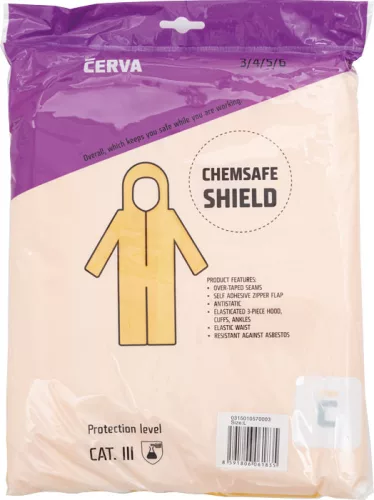 CHEMSAFE SHIELD overál sárga XL