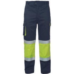 MULTINORM STRIP FR HV nadr.sárga/navy XS