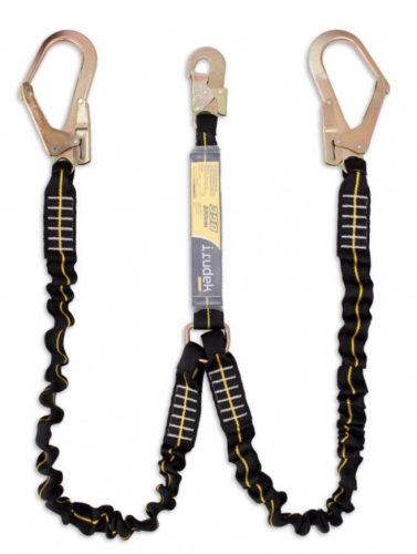 Energiaelnyelő Irudek 398 elasztikus, fekete/sárga, 180cm