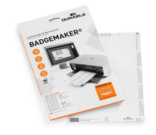 Betétlap BADGEMAKER® 30x60 mm