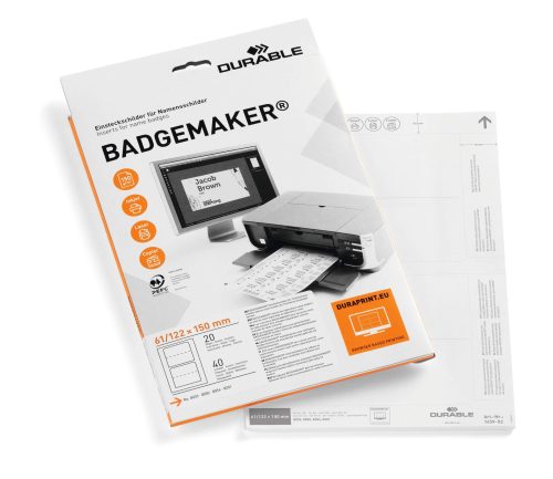 Betétlap BADGEMAKER® 61x150 mm