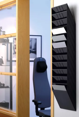 Prospektustartó FLEXIBOXX 12 A4 fekvő