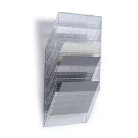 Prospektustartó FLEXIBOXX 6 A4 fekvő