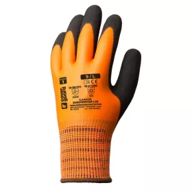   EUROWINTER TÉLI NARANCS KESZTYŰ, LATEX TENYÉR+CSB RÉTEG_8