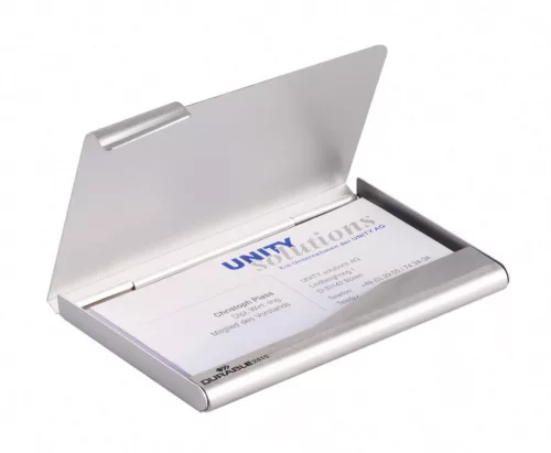Névjegykártyatartó BUSINESS CARD BOX alumínium