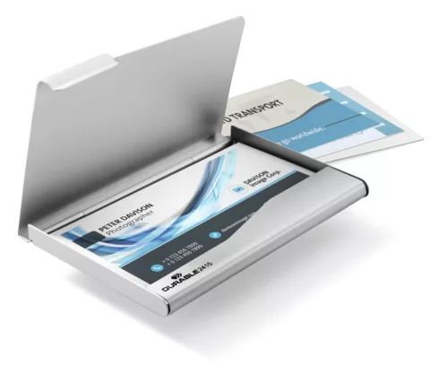 Névjegykártyatartó BUSINESS CARD BOX alumínium