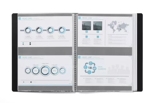 Bemutató mappa DURALOOK® PLUS A4 40 zsebbel