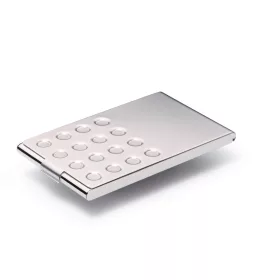 Névjegykártyatartó BUSINESS CARD BOX CHROME