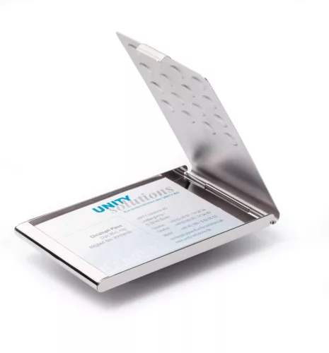 Névjegykártyatartó BUSINESS CARD BOX CHROME