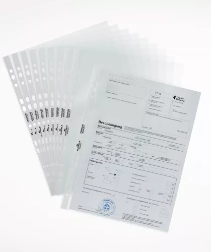 Lefűzhető genotherm PREMIUM A4 víztiszta PP 100 db zacskóban