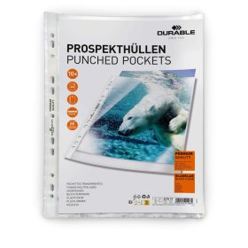   Lefűzhető genotherm PREMIUM A4 víztiszta PP 10 db zacskóban