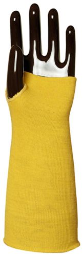 KÖTÖTT SÁRGA KEVLAR KARVÉDŐ, HŐ- ÉS VÁGÁSBIZTOS_36 CM