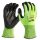 Hi-Vis Vágásbiztos védőkesztyű - 4/D  - M/8 - 1 pár