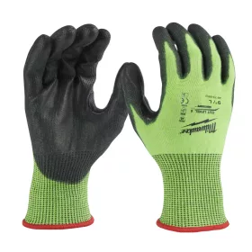 Hi-Vis Vágásbiztos védőkesztyű - 5/E  - L/9 - 1 pár