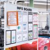 Bemutatótábla tartó VARIO® MAGNETIC WALL 5