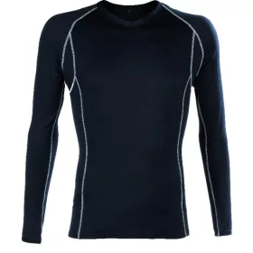 BODYWARMER FEKETE JÉGERFELSŐ, HOSSZÚ UJJÚ_M