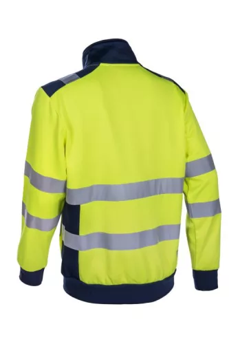 ÚJ! GOKKAN HI-VIZ SÁRGA CIPZÁRAS PULÓVER_XL