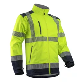 KAZAN KOMBINÁLHATÓ HI-VIZ SÁRGA SOFTSHELL FELSŐ_S