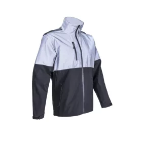 TAKA FÉNYVISSZAVERŐ BETÉTES FEKETE SOFTSHELL DZSEKI_S