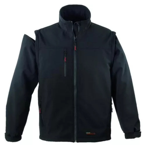 YANG 2/1 FEKETE SOFTSHELL DZSEKI_3XL