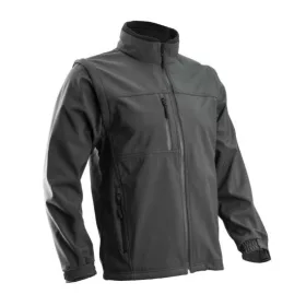 YANG 2/1 LEVEHETŐ UJJÚ FÉRFI SOFTSHELL KABÁT SZÜRKE_S