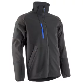 YUKI II SOFTSHELL DZSEKI FEKETE/KÉK SZÍNBEN_S
