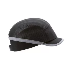   FEJVÉDŐS BASEBALL SAPKA SZELLŐZŐ BETÉT RÖV. SILD_FEKETE