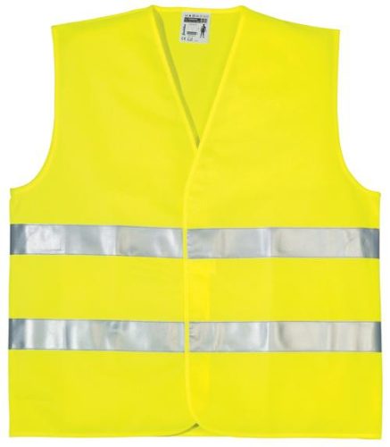 FLUO JÓL LÁTHATÓSÁGI MELLÉNY,2 KERESZTCSÍK,SÁRGA_XXXXL  csgt