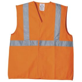 FLUO MELLÉNY FÜGGŐLEGES CSÍKKAL ECO - NARANCS_XL