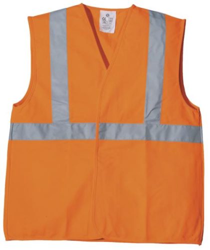 FLUO MELLÉNY FÜGGŐLEGES CSÍKKAL ECO - NARANCS_XL