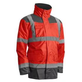 KANATA 4/1 HI-VIZ PIROS/SZÜRKE PE KABÁT_S