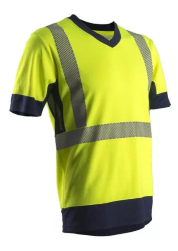 KOMO HI-VIZ SÁRGA RÖVID UJJÚ PÓLÓ_2XL