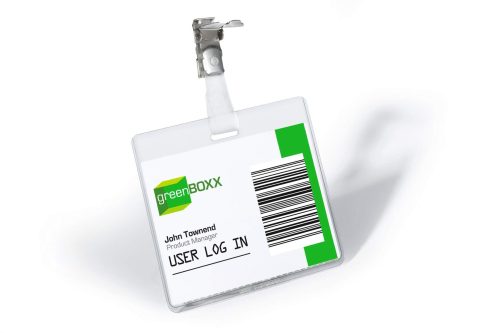 Névkitűző 60x90 mm csipesszel