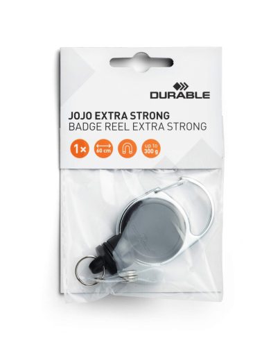Kihúzható tartó EXTRA STRONG patentos + kulcskarikás