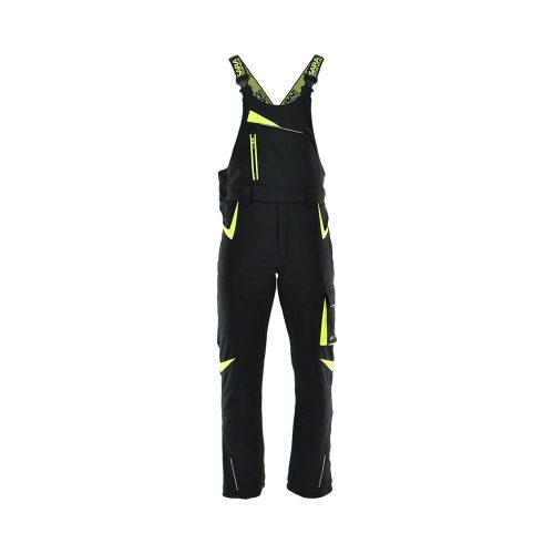 Sara Comfort Winter bélelt softshell kertésznadrág fekete-sárga