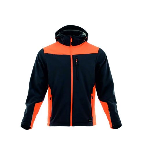 Sara Comfort Plus softshell kabát s.szürke-narancs