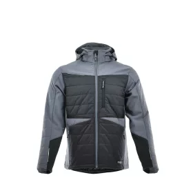 Sara Comfort Winter Hybrid bélelt kabát fekete-szürke