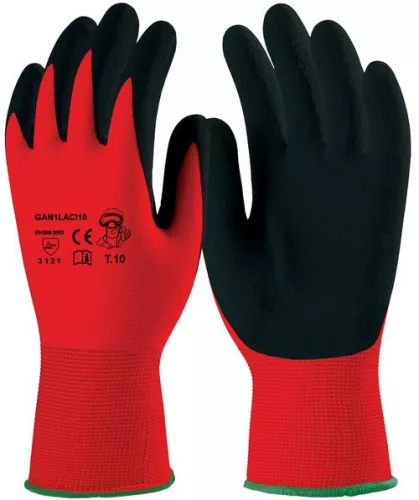 MÁRTOTT FEKETE LATEX, PIROS TEXTIL KÉZHÁTTAL_8 (csgt)