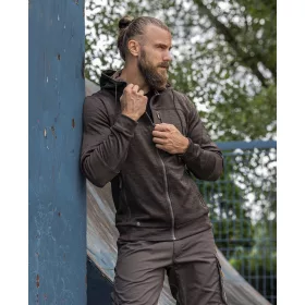 Melegítő felső ARDON®3DBreathe barna melange S