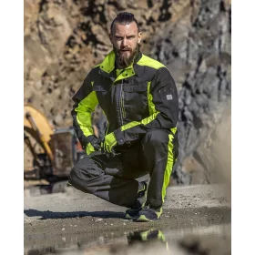 Kabát ARDON®NEON fekete-sárga XS
