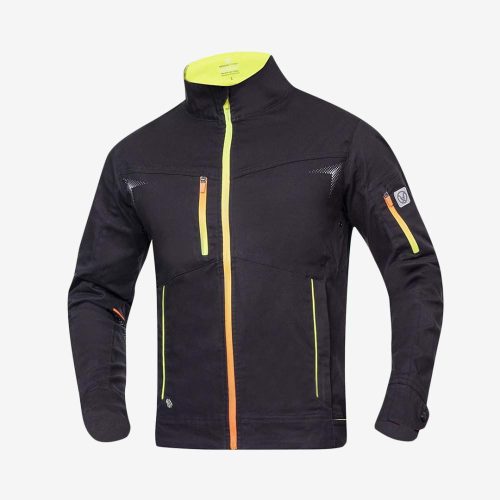 Blúz ARDON®CREATRON® fekete-neon 4XL
