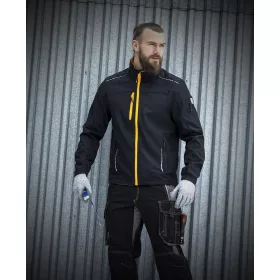 Dzseki softsh. ARDON®VISION férfi, fekete-narancssárga XS