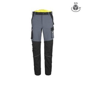   TOP PHOENIX CO2D P derekas nadrág, black/grey/fluo yellow, 2XL