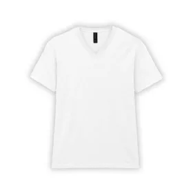 SOFTSTYLE® FELNŐTT V-NYAKÚ PÓLÓ Fehér S