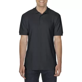 PREMIUM COTTON® ADULT DOUBLE PIQUÉ POLO Black S