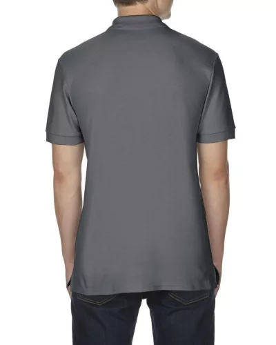 PREMIUM COTTON® ADULT DOUBLE PIQUÉ POLO Charcoal M